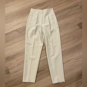 S Light Beige Pleated Zara Pants - Worn once or twice